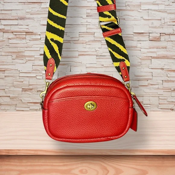 Coach Lunar New Year Tiger Red Crossbody Bag with Bold Strap NWOT